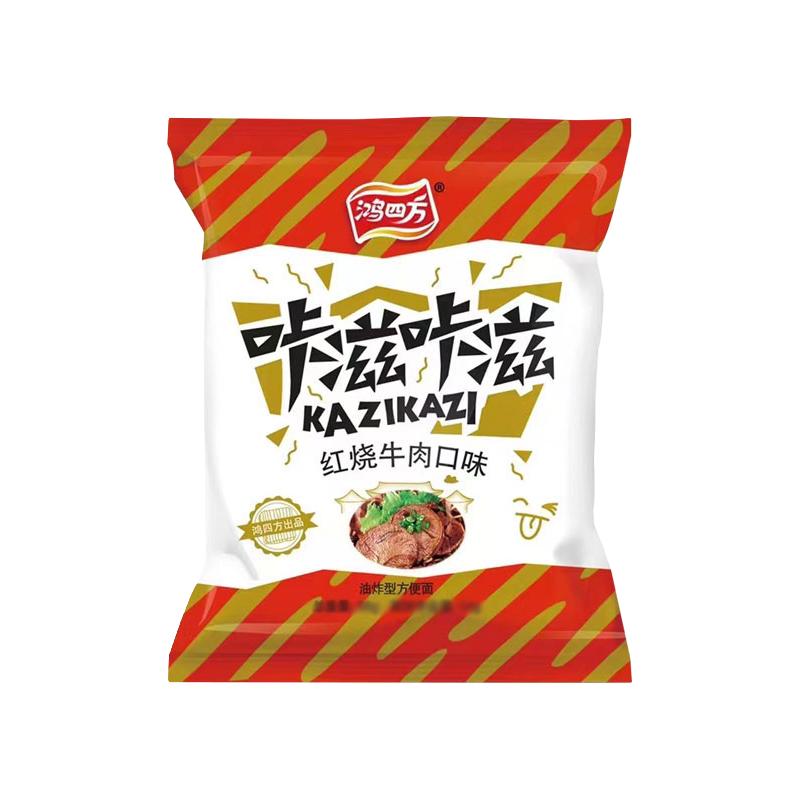 鸿四方 咔滋干脆面干吃面整箱装方便面休闲食品懒人零食小吃速食面