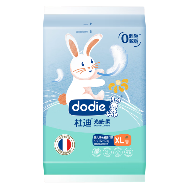 杜迪 DODIE杜迪 光感柔 拉拉裤XL-4片装