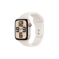 移动端、京东百亿补贴：Apple Watch SE 2024款智能手表GPS+蜂窝款44毫米星光色铝金属表壳星光色运动型表带M/L MXJ23CH/B