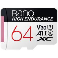 BanQ HIGH ENDURANCE V30 Micro-SD存储卡 64GB（UHS-I、V30、U3、A1）