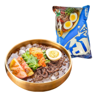 升元 荞麦冷面朝鲜冷面低脂Q弹爽滑565g含酱料包代餐主食东北冷面