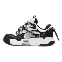 Champion美国冠军板鞋女男 厚底增高休闲复古街潮面包鞋24FWT15 黑白 36 