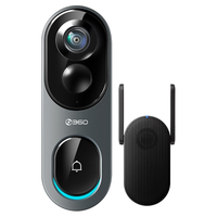 360可视门铃6Pro 家用500万超清画质智能电子猫眼360度全景监控家用监控智能门铃电子猫眼摄像 【500万】可视门铃6Pro(赠永久1天云存储) 128G内存卡套餐