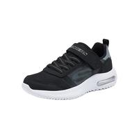 Skechers斯凯奇儿童运动鞋春秋女童魔术贴休闲鞋中大童轻质跑步鞋303601L 403723L黑色/炭灰色/BKCC 38码