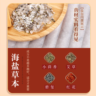 茗振电加热盐袋海盐粗盐热敷包家用腰部艾草肩颈盐包电热盐袋子 紫色-水晶柔绒布