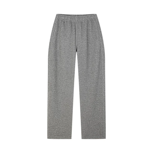 H's经典灰色香蕉裤早春女装抗皱针织面料极简宽松休闲裤女 中灰色 S
