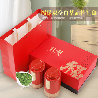 承艺茗茶特级新茶白茶礼盒装安吉原产高档