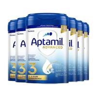有效期到25年8月-6罐装 | Aptamil 英国爱他美 白金版 婴幼儿配方奶粉 3段 (1岁以上)800g/罐