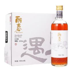 塔牌 黄酒遇见丽春六年500ml*6瓶装整箱礼盒半甜花雕酒绍兴产黄酒