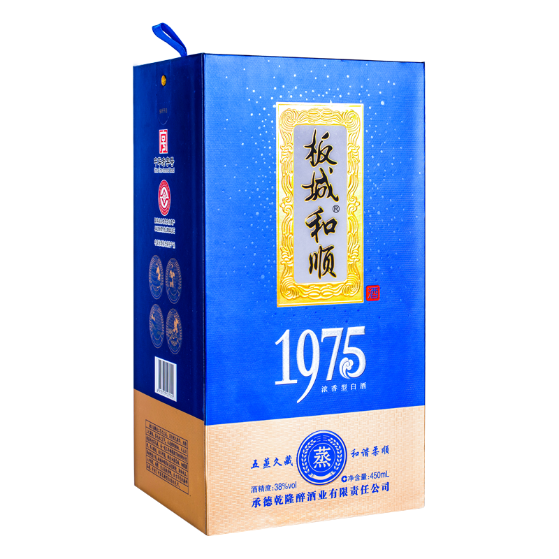  板城 纯粮食白酒 浓香型白酒  整箱装 38%vol 450mL