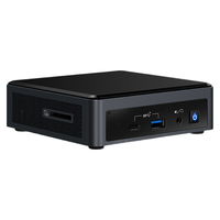 intel 英特尔 NUC11ATKC4 赛扬版 家用迷你台式机 黑色（赛扬N5105、核芯显卡、16GB、256GB SSD、风冷)