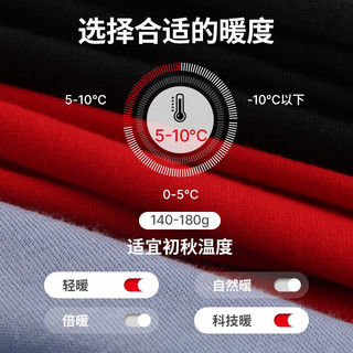  SCHIESSER/舒雅 3A抗菌 男士保暖内衣套装  XL