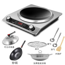 Peskoe 5000W电磁炉家用凹面大功率猛火多功能炒菜锅一体炉 5000W电磁炉