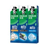 DARLIE 好来 超白牙膏套装 (竹炭清洁140g+密泡小苏打冷压椰子油140g+矿物盐140g+亮白隔离140g)