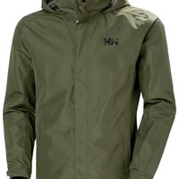 Helly-Hansen HH哈雷汉森 HELLY HANSEN 男士户外防水防风透气雨衣夹克登山外套 431 Utility Green Medium