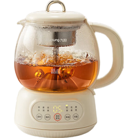 九阳养生壶迷你 煮茶壶煮茶器  316L加热盘 办公室养生壶花茶壶 喷淋醒茶 恒温烧水壶 WY152 1L