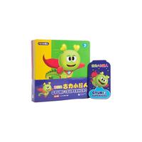 小彼恩 彩虹兔古力小超人12册 点读版 送36个音/视频资源 2-6岁 毛毛虫点读笔绘本 情景故事书 培养英语语感