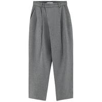 SLY 锥型折缝通勤简约宽松西装休闲裤030GAY31-2800