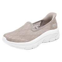 闪穿鞋Skechers斯凯奇Slip ins系列2025夏季女鞋网面透气单鞋
