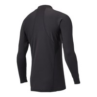 迪桑特加绒长袖上衣保暖打底衫速干运动卫衣男士棒球服STD658B 日版 BLK  L