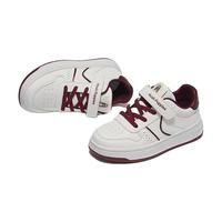 暇步士（Hush Puppies）童鞋男童软底轻便跑步鞋户外休闲鞋女童鞋魔术贴儿童运动鞋 HP5604010红色款 39