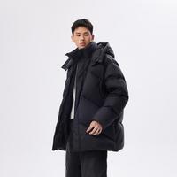 保暖服饰：CHINISM 火炉 男式羽绒服 连帽拉链长袖中长款