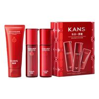 KanS 韩束 红石榴鲜活水盈护肤套装 (洁面70ml+水120ml+乳100ml+眼霜8g+面膜24.6ml)