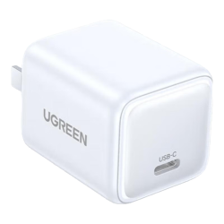 绿联 30W快充 氮化镓充电器  单Type-C口 白色 单头 30W