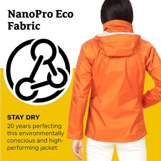 土拨鼠（Marmot） 女式 Precip Eco 夹克 桔柚橘色 XXL
