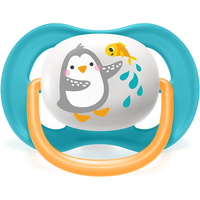 AVENT 新安怡 透气系列 SCF081/09 安抚奶嘴 绿色企鹅+鱼 6-18月