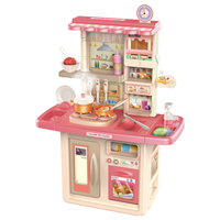 斯纳恩儿童厨房玩具女孩3-6-8岁做饭声光喷雾仿真煮饭厨具套装