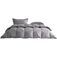 斯诺曼【纯净】抑菌羽绒被芯静音90%白鹅绒被子 冬被2.0*2.3m充830g灰色 灰色（90%白鹅绒冬被） 200cm*230cm