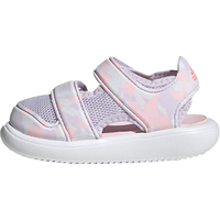 阿迪达斯 adidas网面透气耐磨轻便舒适女小童包头凉鞋魔术贴凉鞋夏季鞋子