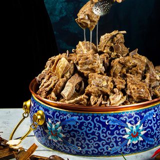  qinmuqinggeer/沁牧青格尔 原切 羊脊骨  羊脊骨2斤 简装 1000g