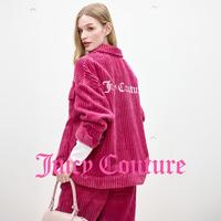 JUICY COUTURE 橘滋外套女2025年秋冬季灯芯绒休闲厚夹克开衫虹调芯绒