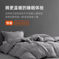 斯诺曼 SNOWMAN 95灰鹅绒被 羽绒被芯 2.2*2.4m 1.1kg 灰色