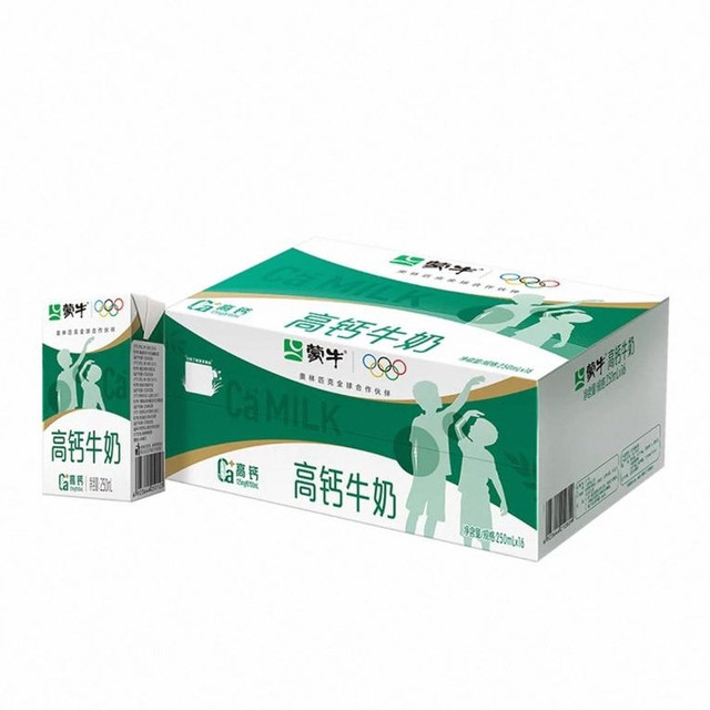 今日必买：蒙牛 高钙牛奶250mL×24盒