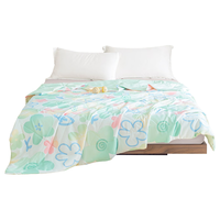 京东京造 Summer Crush夏凉被 A类冰丝空调被可机洗 150x200cm花花冰粉 Summer Crush花花冰粉（）