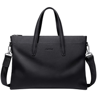 马莎兰缇（MashaLanti）男士公文包真皮商务轻便出差横款时尚头层牛皮手提电脑包