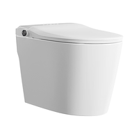 东鹏 智能马桶一体坐便器脚感冲水自动翻盖静音冲+抑菌-P611E 305/300mm