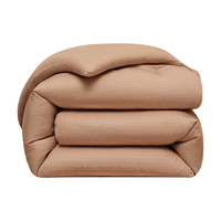 京东京造加厚胖被 直盖被子A类抗菌免水洗免被套保暖蓬松秋冬被1.5*2m暖咖