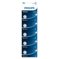 PHILIPS 飞利浦 LR44纽扣电池5粒