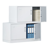 ZHONGWEI 中伟 文件柜办公柜矮柜单节钢制铁皮柜资料柜档案柜储物柜分体五节柜组合款二节