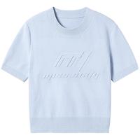 Miss Sixty 秋款针织衫圆领提花短款休闲风百搭上衣女士