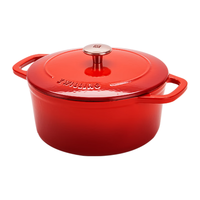 双立人 铸铁炖锅 24cm 黑色