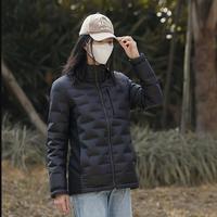 北客 女式防寒羽绒服 塑形夹棉鸭绒