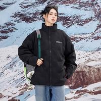 保暖服饰：北客 宝美 登山夹棉加厚立领鸭绒秋冬保暖纯色面包防寒户外休闲运动羽绒服女