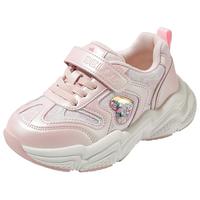 百丽童鞋小女孩运动鞋2024秋季女童时尚老爹鞋儿童休闲宝宝鞋