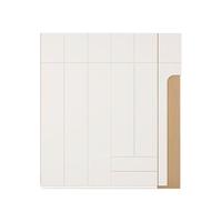 林氏家居四门衣柜主卧室家用中大户型衣柜林氏木业UV1D五门A款+顶柜+边柜