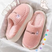 简尚恩 毛毛绒室内棉拖鞋